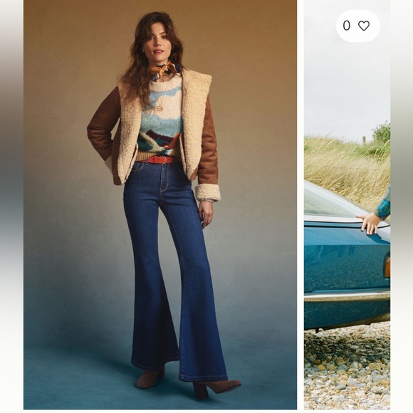 Anthropologie Denim - Anthropologie pilcro & the letterpress high-rise flare size 30T